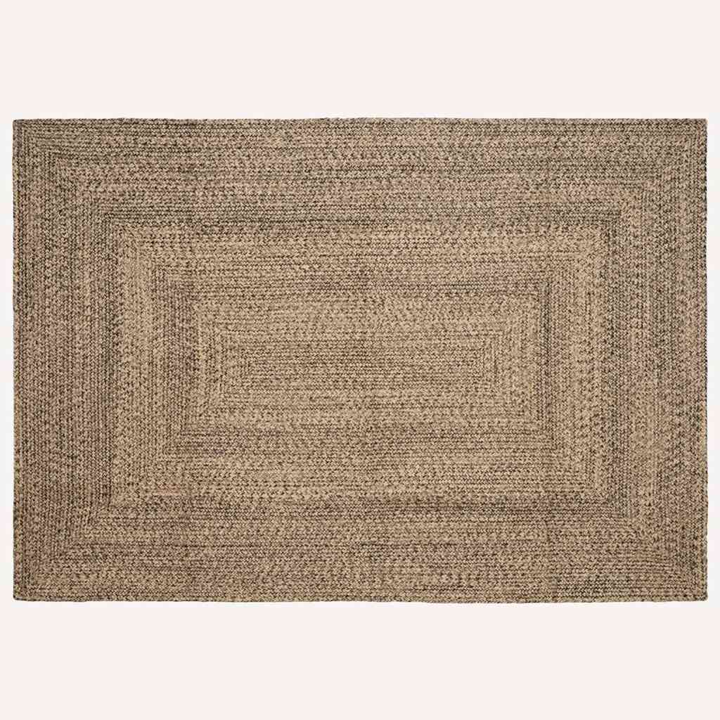 Bereichsteppich Braun 200 x 290 cm Jute