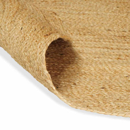 Bereichsteppiche Oval Natur 100 x 152 cm Jute