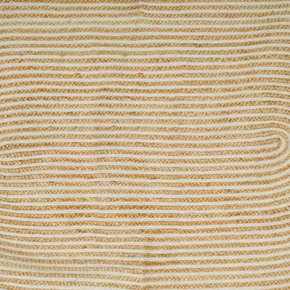 Teppich Natürlich und Weiß 100 x 152 cm Jute