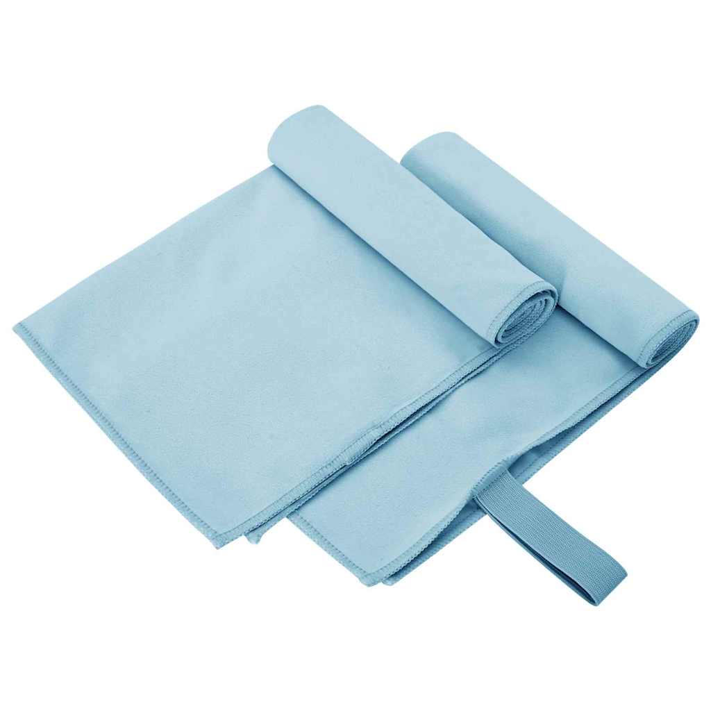 Sporthandtücher 2 pcs Blau 50 x 30 cm Polyester und Polyamid