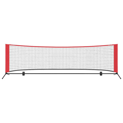 Tennisnetz Schwarz und Rot 301 x 90.5 x 87 cm Polyester