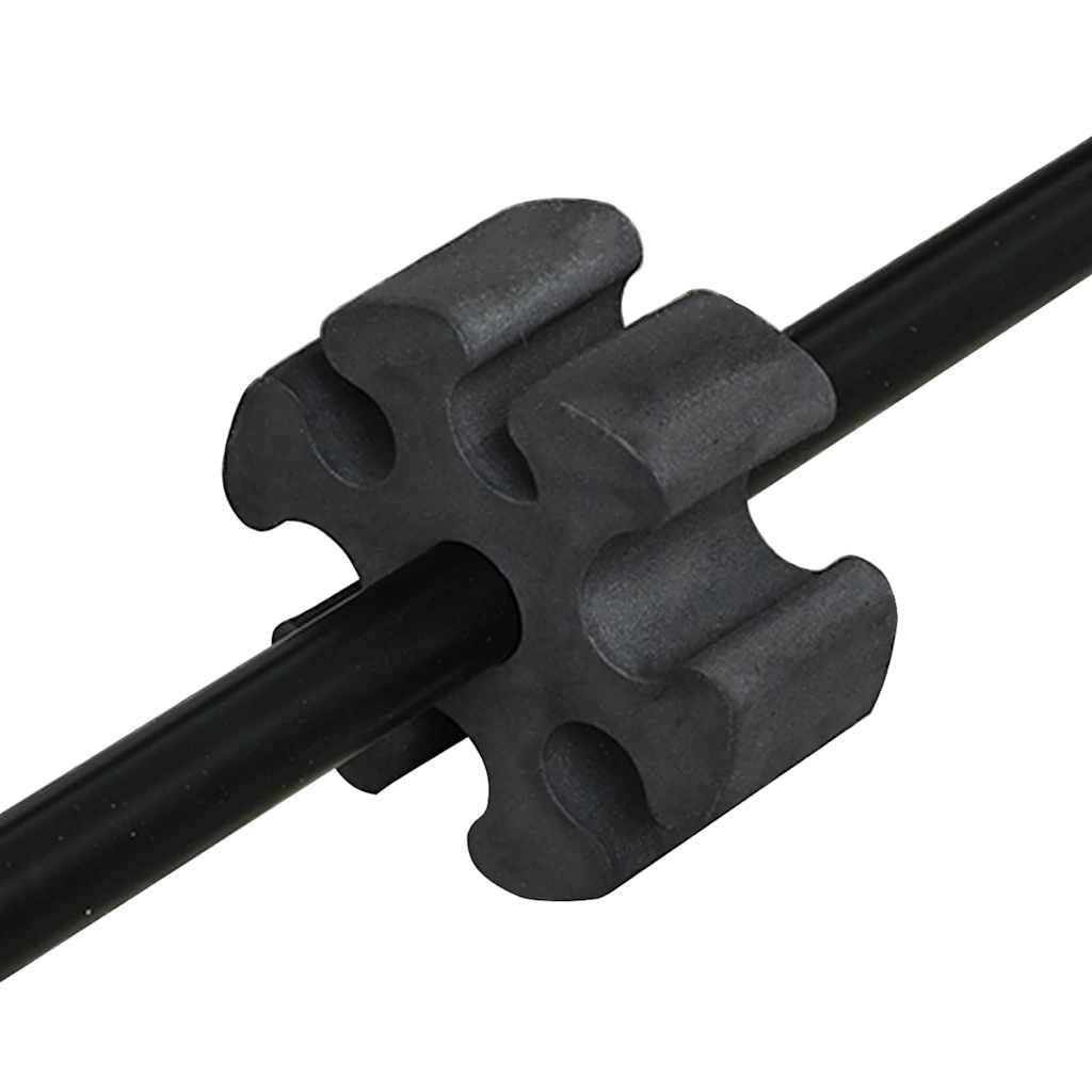 Tennisnetz Schwarz und Rot 595 x 90,5 x 87 cm Polyester