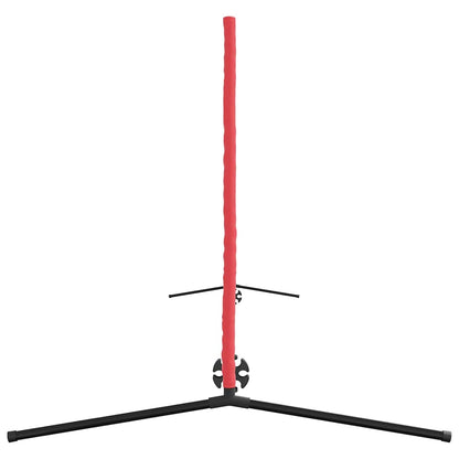 Tennisnetz Schwarz und Rot 595 x 90,5 x 87 cm Polyester