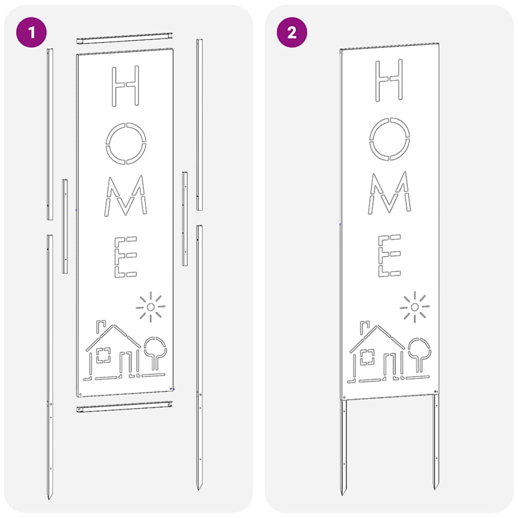 Garten Sichtschutz-Leinwand Weiß 32 x 140 cm