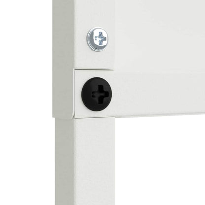 Garten Sichtschutz-Leinwand Weiß 50 x 140 cm