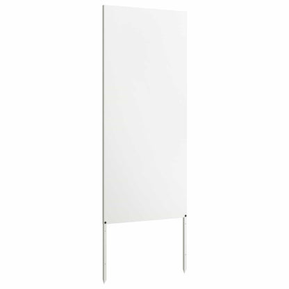 Garten Sichtschutz-Leinwand Weiß 50 x 140 cm