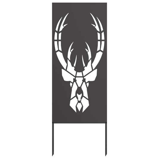 Garten Sichtschutz-Leinwand Tiermuster Schwarz 50 x 140 cm