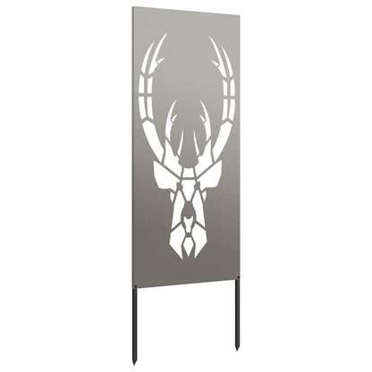 Garten Sichtschutz-Leinwand Rostig 50 x 140 cm Wetterfeststahl