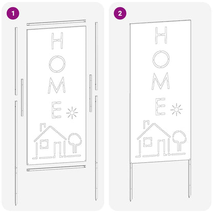 Garten Sichtschutz-Leinwand Olivgrün 50 x 140 cm