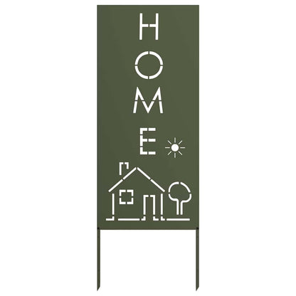 Garten Sichtschutz-Leinwand Olivgrün 50 x 140 cm