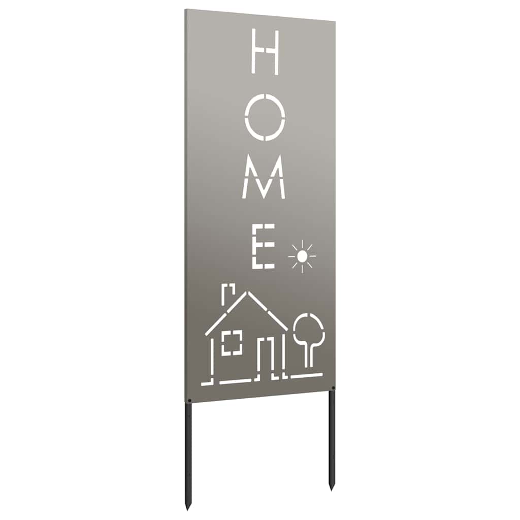 Garten Sichtschutz-Leinwand Rostig 50 x 140 cm Wetterfeststahl