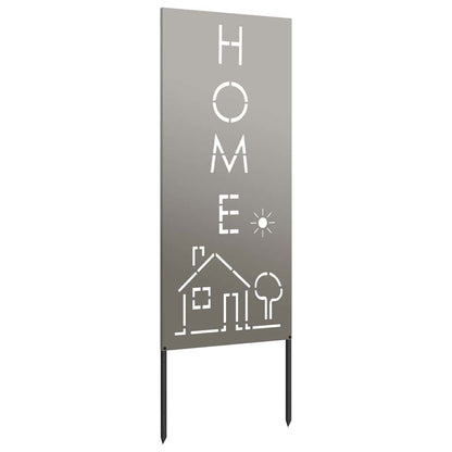 Garten Sichtschutz-Leinwand Rostig 50 x 140 cm Wetterfeststahl