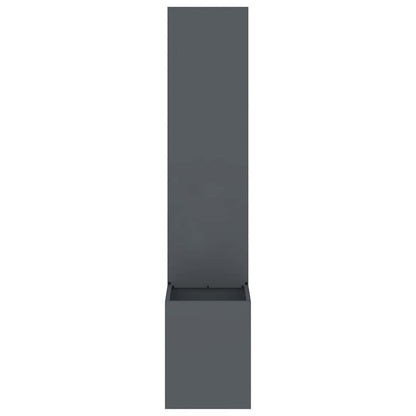 Garten Sichtschutz-Leinwand Anthrazit 32 x 140 cm