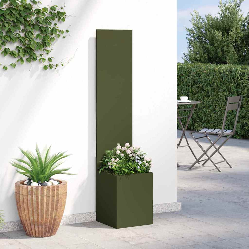 Garten Sichtschutz-Leinwand Olivgrün 32 x 140 cm