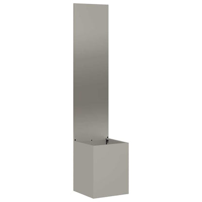 Garten Sichtschutz-Leinwand Rostig 32 x 140 cm Wetterfeststahl