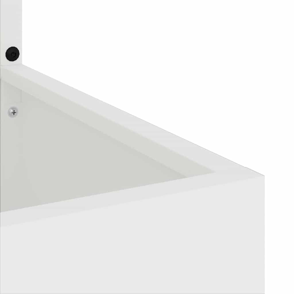 Garten Sichtschutz-Leinwand Tiermuster Weiß 32 x 140 cm