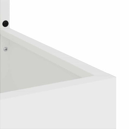 Garten Sichtschutz-Leinwand Tiermuster Weiß 32 x 140 cm