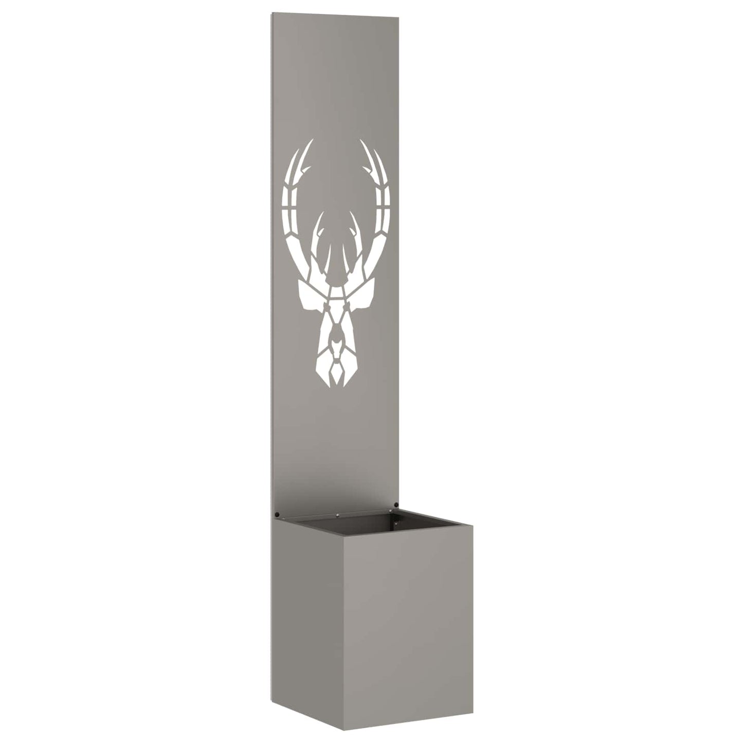 Garten Sichtschutz-Leinwand Rostig 32 x 140 cm Wetterfeststahl