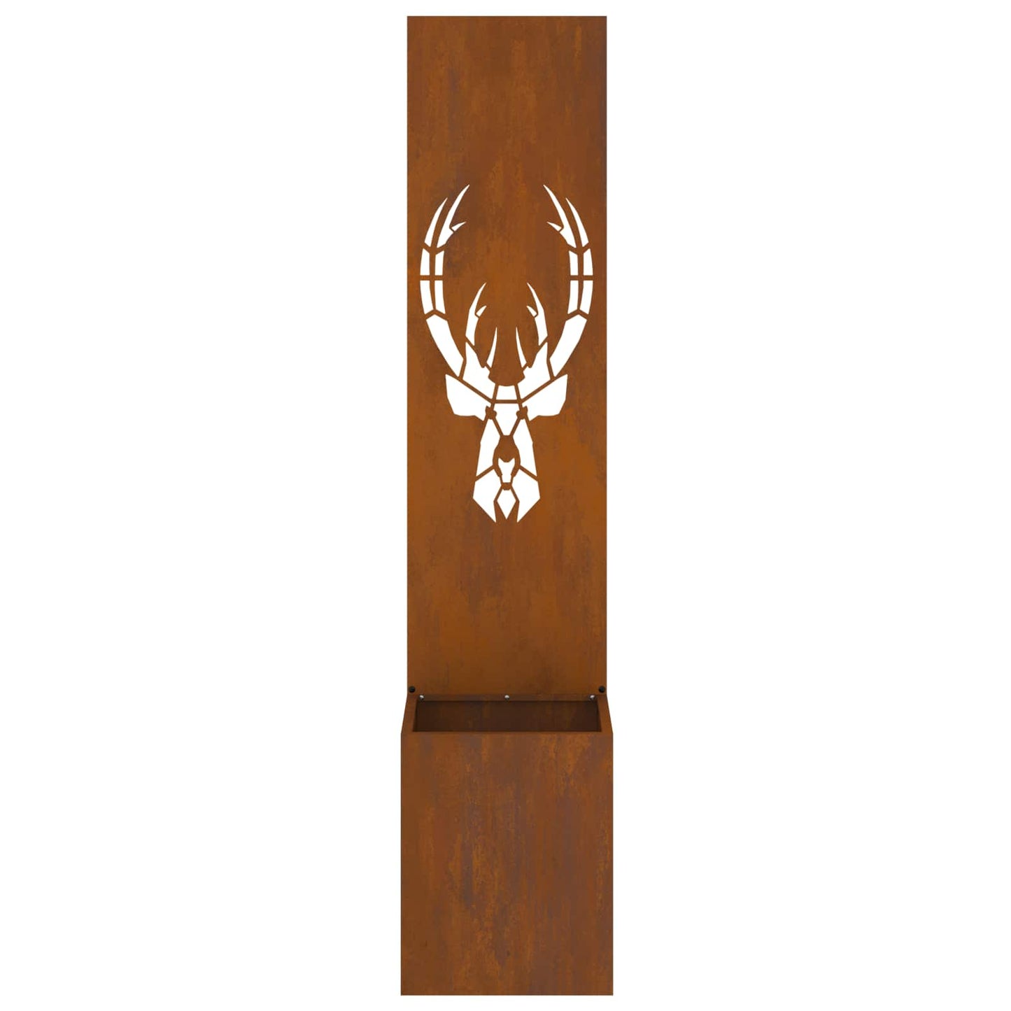 Garten Sichtschutz-Leinwand Rostig 32 x 140 cm Wetterfeststahl