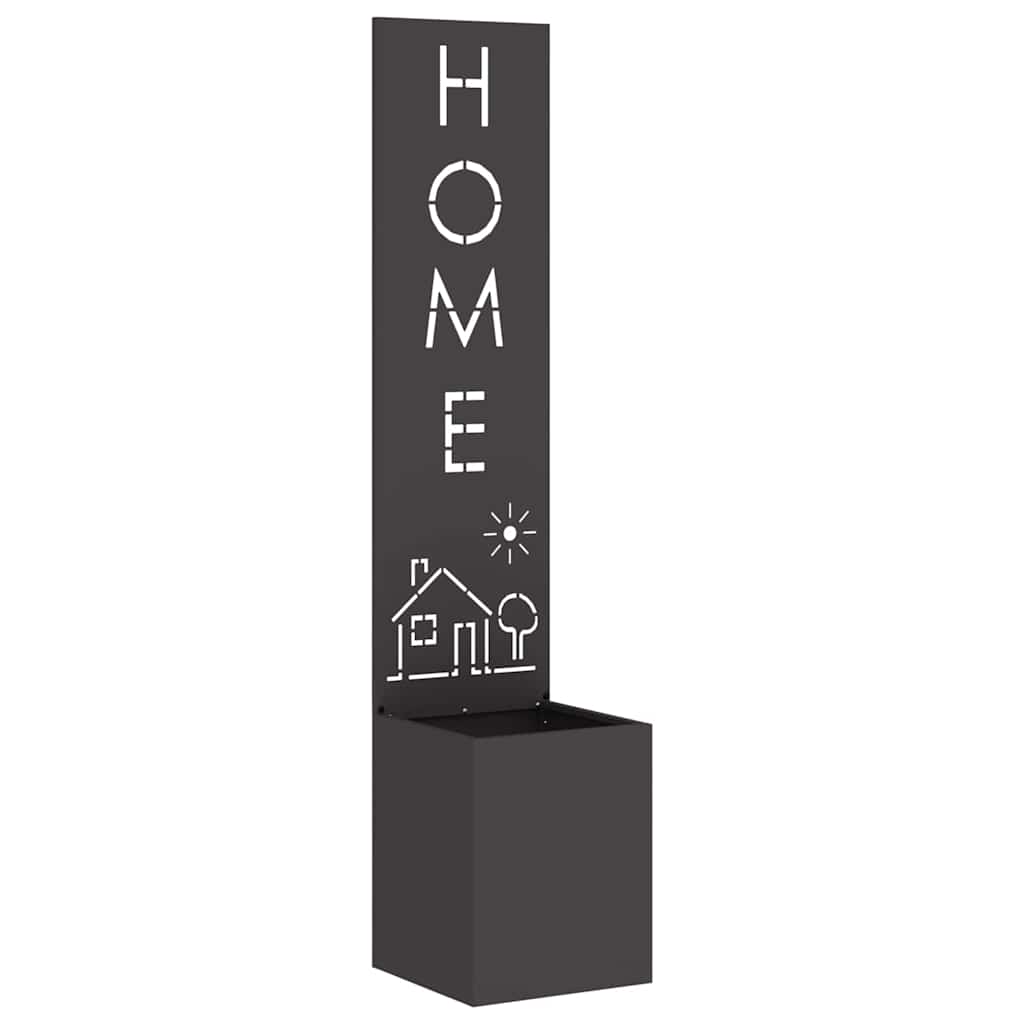 Garten Sichtschutz-Leinwand Schwarz 32 x 140 cm