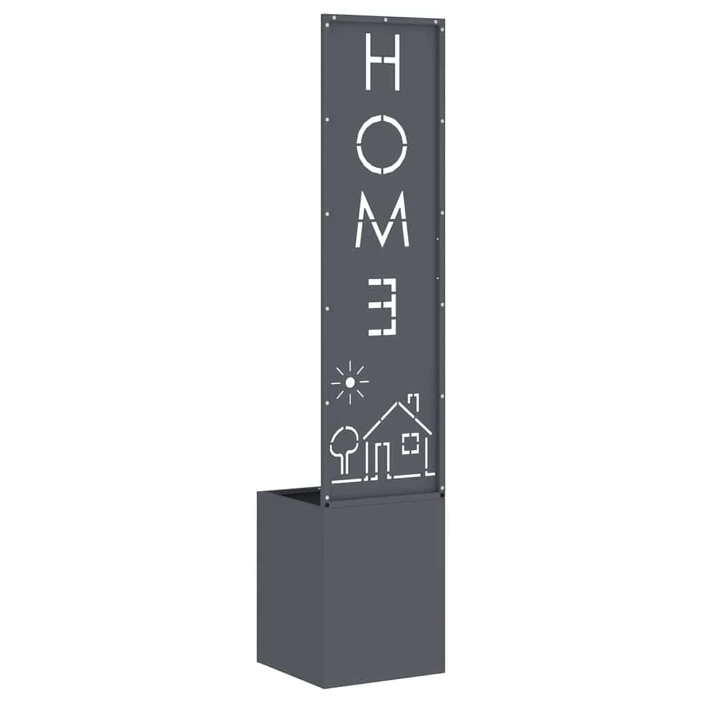 Garten Sichtschutz-Leinwand Anthrazit 32 x 140 cm