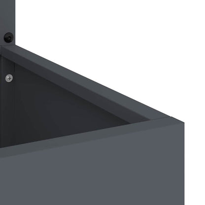 Garten Sichtschutz-Leinwand Anthrazit 50 x 140 cm