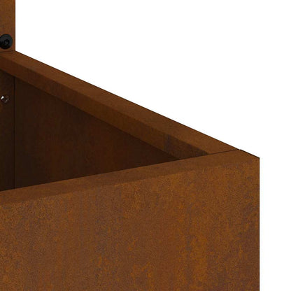 Garten Sichtschutz-Leinwand Rostig 50 x 140 cm Wetterfeststahl