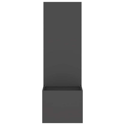 Garten Sichtschutz-Leinwand Schwarz 50 x 140 cm