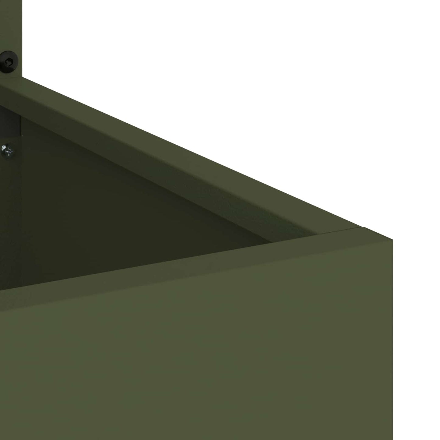 Garten Sichtschutz-Leinwand Floral Olivgrün 50 x 140 cm