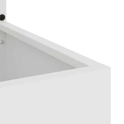 Garten Sichtschutz-Leinwand Weiß 50 x 140 cm