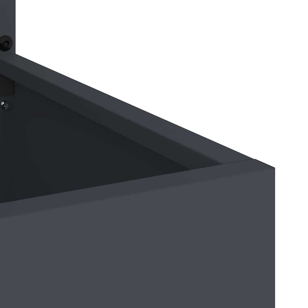 Garten Sichtschutz-Leinwand Anthrazit 50 x 140 cm