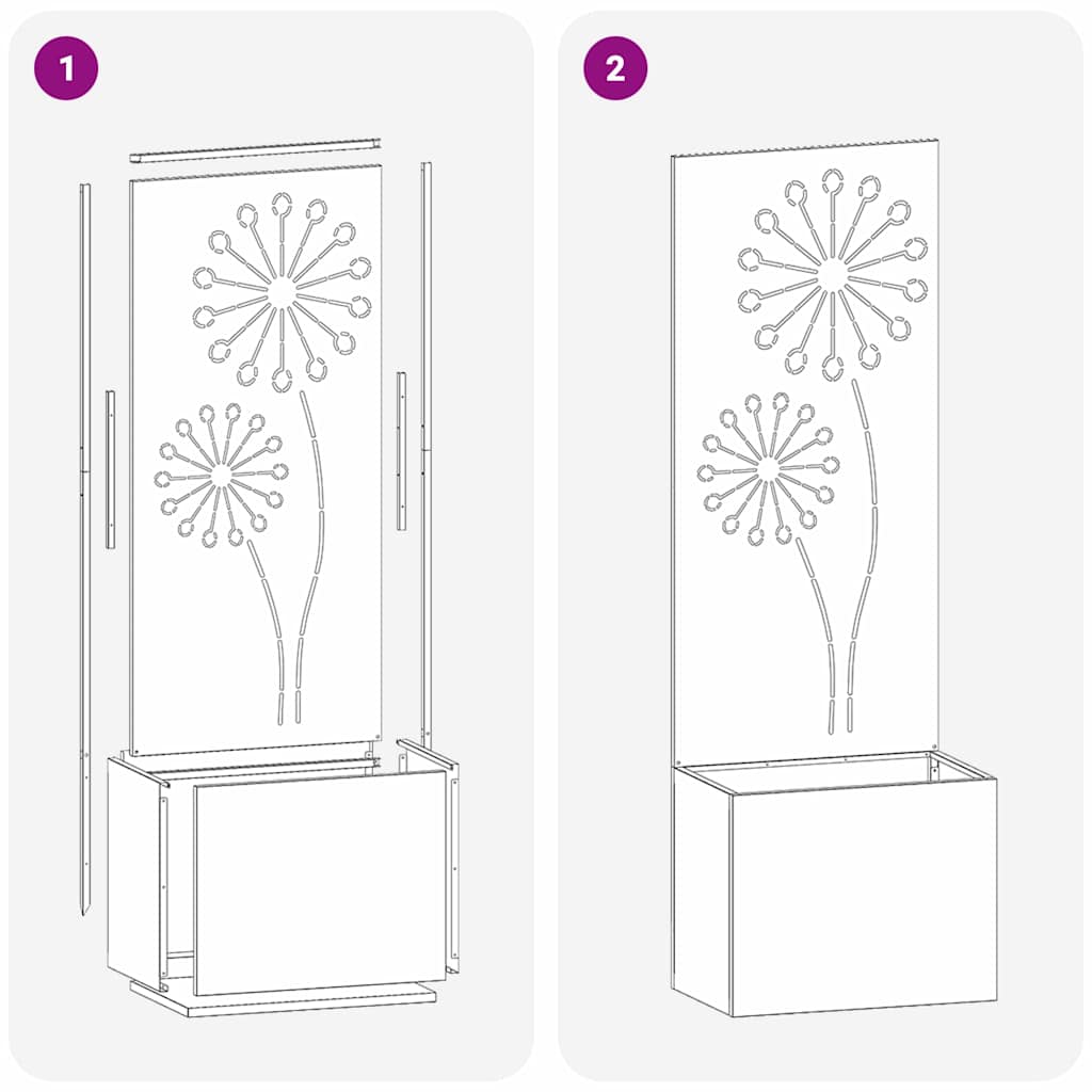 Garten Sichtschutz-Leinwand Olivgrün 50 x 140 cm