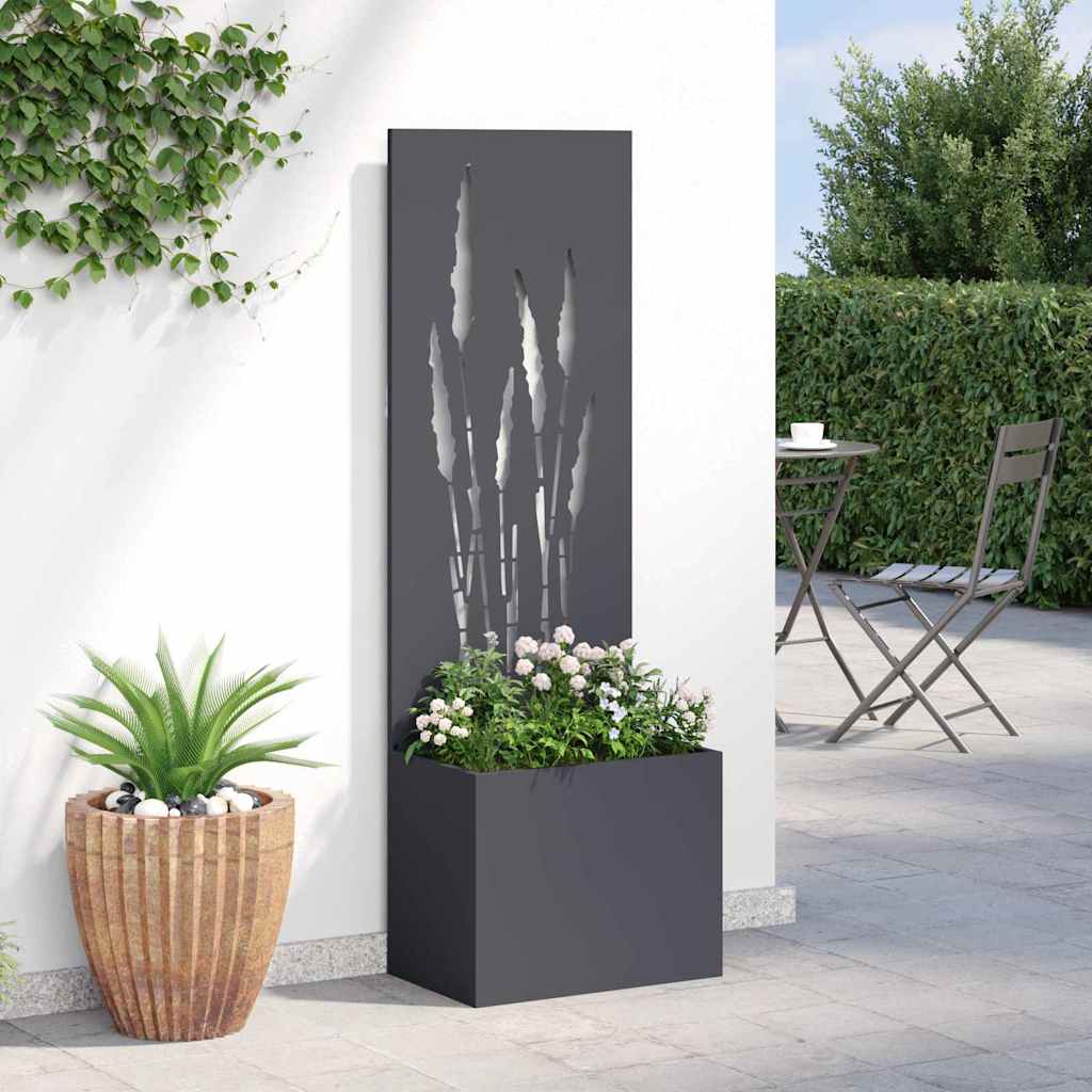 Garten Sichtschutz-Leinwand Anthrazit 50 x 140 cm