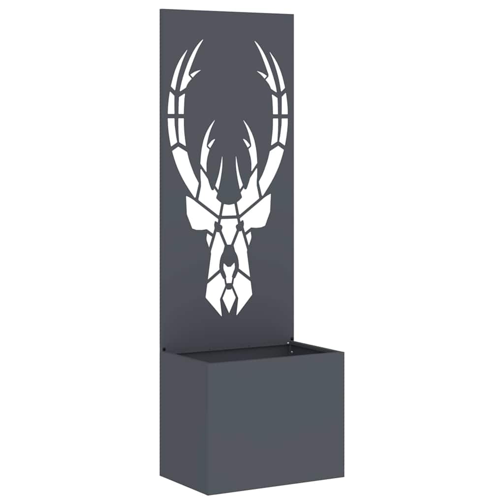 Garten Sichtschutz-Leinwand Tiermuster Anthrazit 50 x 140 cm