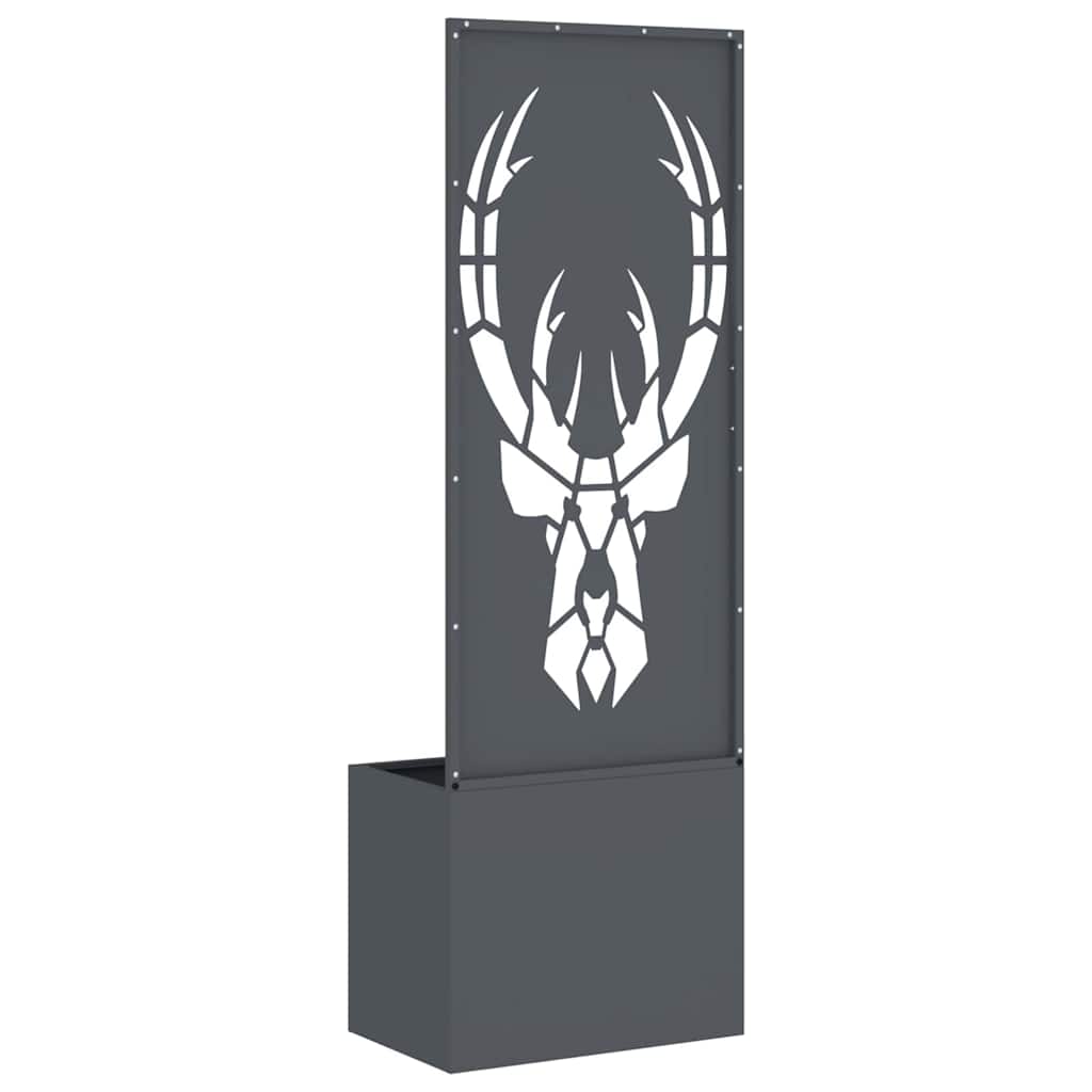 Garten Sichtschutz-Leinwand Tiermuster Anthrazit 50 x 140 cm