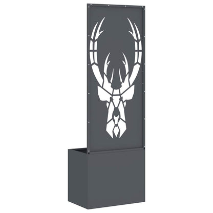 Garten Sichtschutz-Leinwand Tiermuster Anthrazit 50 x 140 cm