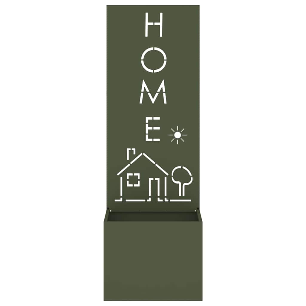 Garten Sichtschutz-Leinwand Olivgrün 50 x 140 cm