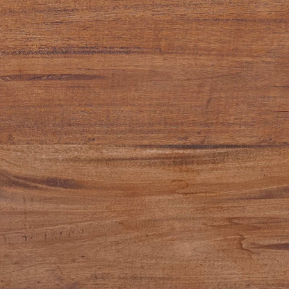 Regal Braun 24 x 14 x 80 cm Massives Mahagoni Holz