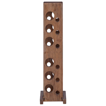 Regal Braun 20 x 25 x 100 cm Massives Mahagoni Holz