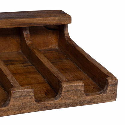 Gehäuse Braun 36 x 30 x 10 cm Massives Mahagoni Holz