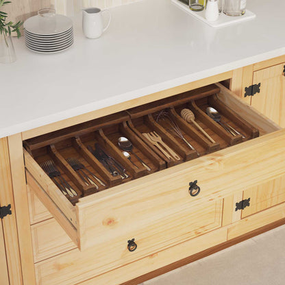 Gehäuse Braun 36 x 30 x 10 cm Massives Mahagoni Holz