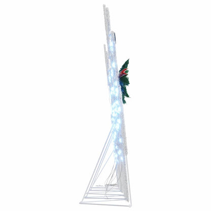 LED Rentiere 5 pcs Silber Stoff