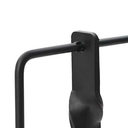 Zurücksetzbares Ziel Schwarz 26 x 13 x 31 cm Stahl