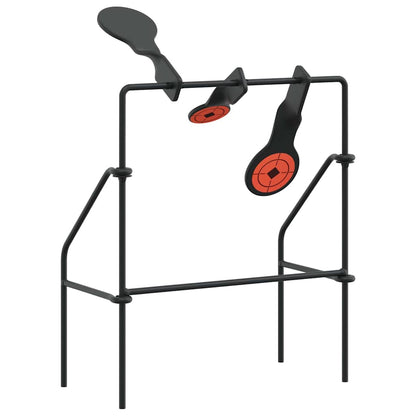 Zurücksetzbares Ziel Schwarz 26 x 13 x 31 cm Stahl