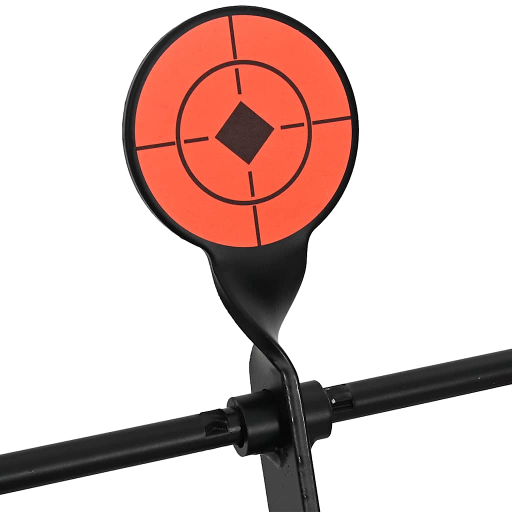 Bersaglio azzerabile, nero, 40 x 34 x 53 cm, acciaio