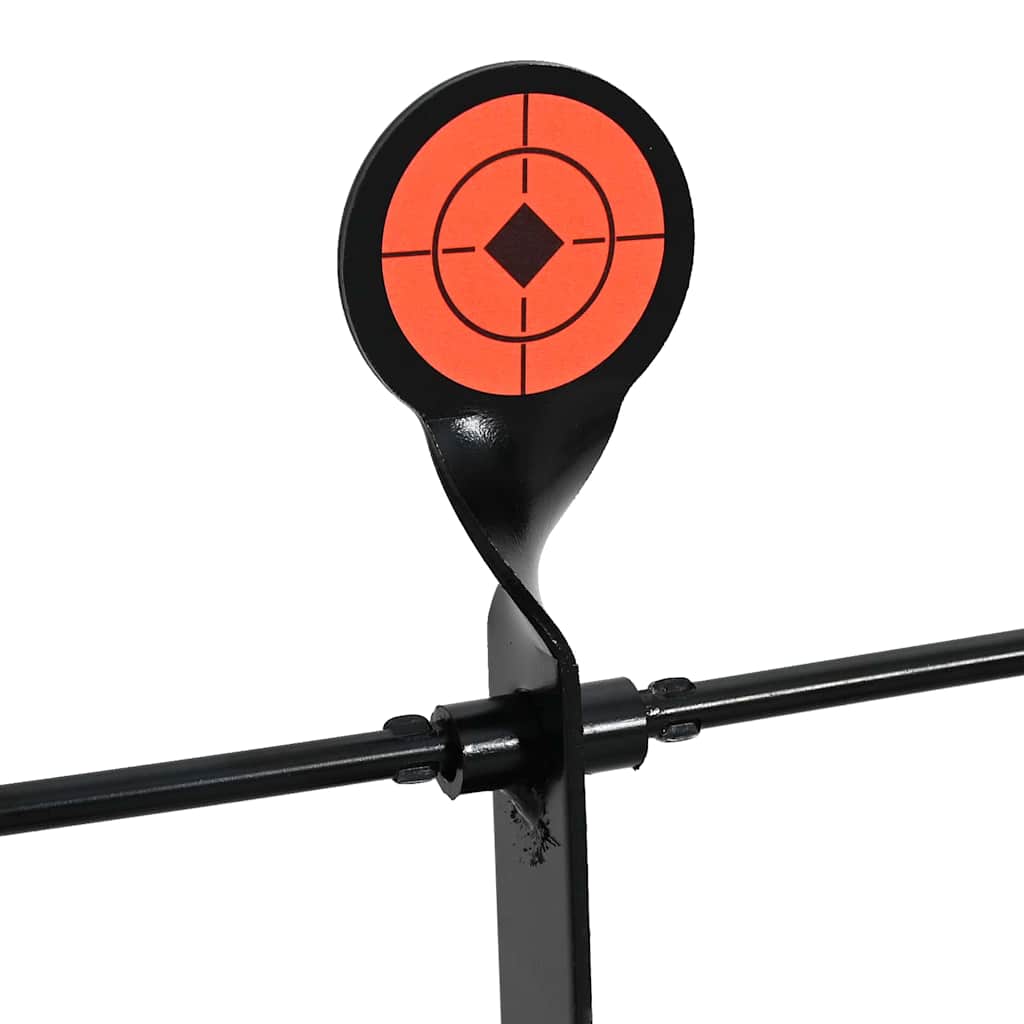 Bersaglio azzerabile, nero, 38 x 20 x 33,5 cm, acciaio