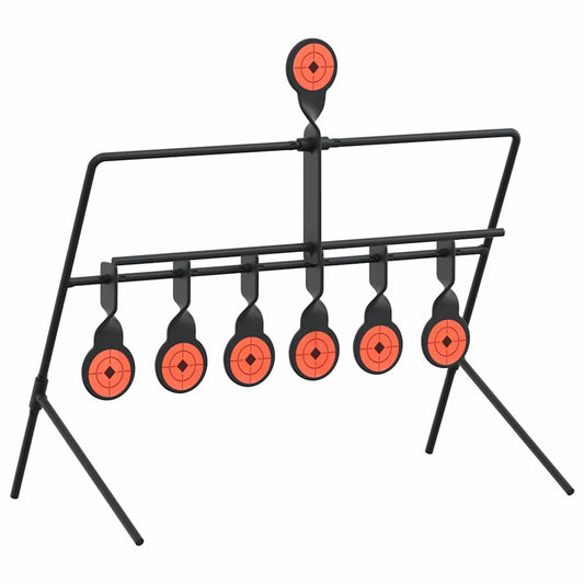 Bersaglio azzerabile, nero, 38 x 20 x 33,5 cm, acciaio