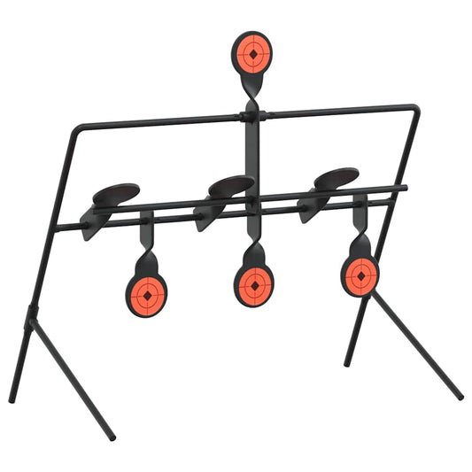 Bersaglio azzerabile, nero, 38 x 20 x 33,5 cm, acciaio