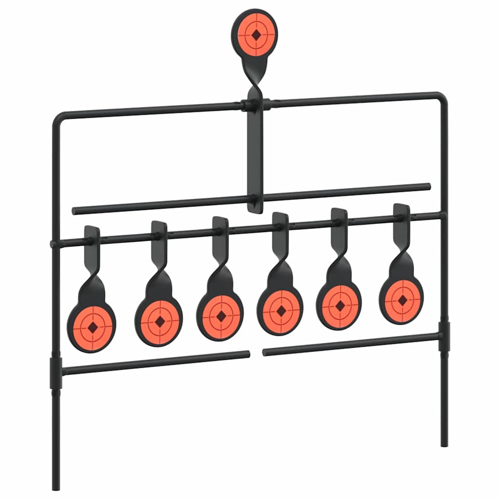 Bersaglio azzerabile, nero, 38 x 20 x 33,5 cm, acciaio