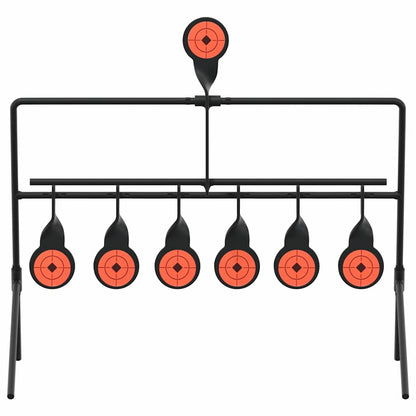Bersaglio azzerabile, nero, 38 x 20 x 33,5 cm, acciaio